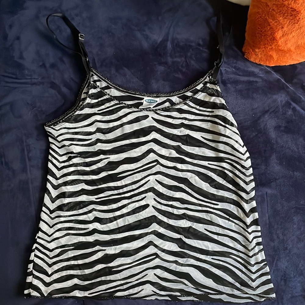Zebra mesh cami